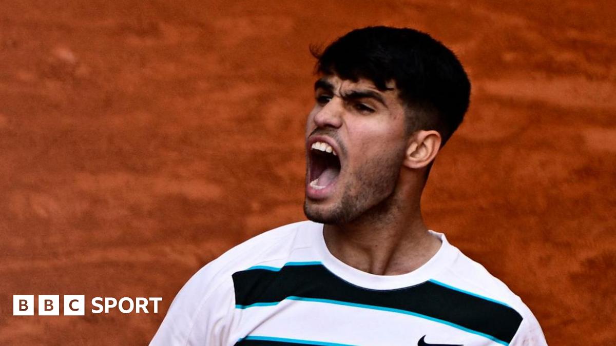 French Open 2025 results: Carlos Alcaraz claims entertaining four-set win over Ben Shelton